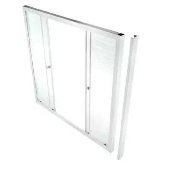 Шторка на ванну стеклянная «Triton» 2 двери Аква 170/170 аква-полосы