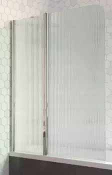 Шторка на ванну стеклянная «Vegas Glass» E2V Lux ST 115/150 Moru/хром глянцевая левая