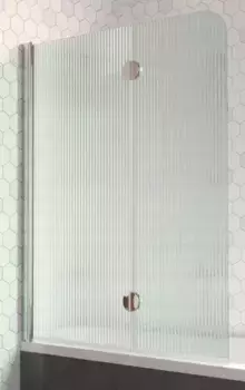 Шторка на ванну стеклянная «Vegas Glass» E2V Lux 120/150 Moru/хром глянцевая левая