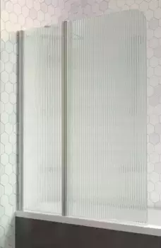 Шторка на ванну стеклянная «Vegas Glass» E2V Lux ST 115/150 Moru/хром матовая левая