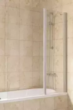 Шторка на ванну стеклянная «Vegas Glass» E2V Lux ST 115/150 Crystal vision/хром матовый правая