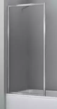 Шторка на ванну стеклянная «WasserKRAFT» Abens 20W01-80 80/160 прозрачная/никель универсальная
