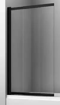 Шторка на ванну стеклянная «WasserKRAFT» Dill 61S02-80 80/140 WasserSchutz универсальная