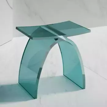 Сиденье «Abber» Kristall AT1739Aquamarin полиэфирная смола бирюзовое