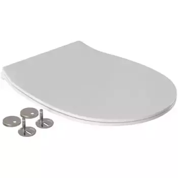Сиденье для унитаза «Allen Brau» Fantasy 4.11005.21 дюропласт с микролифтом белое матовое