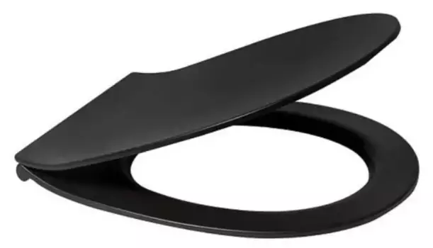 Сиденье для унитаза «Allen Brau» Reality 4.32007.31 дюропласт с микролифтом черное матовое
