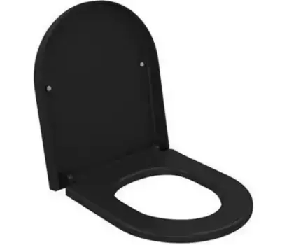 Сиденье для унитаза «Ambassador» Abner 102T20201 дюропласт с микролифтом черное