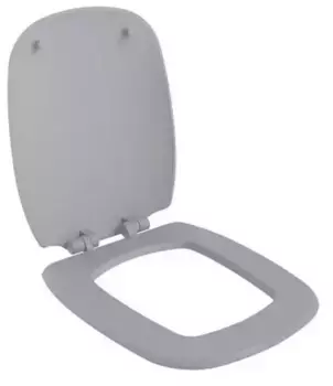 Сиденье для унитаза «Ambassador» Diamond 122T20301 дюропласт с микролифтом серое матовое