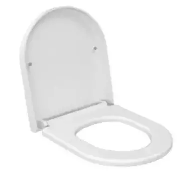 Сиденье для унитаза «Ambassador» Queen 112T20001 дюропласт с микролифтом белое