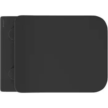 Сиденье для унитаза «Aqueduto» Macio MAC0440 ультратонкое дюропласт с микролифтом черное матовое