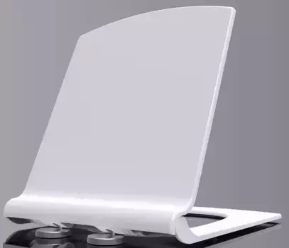 Сиденье для унитаза «Esbano» Duero-C ZAESUNDUERCW ультратонкое дюропласт с микролифтом белое