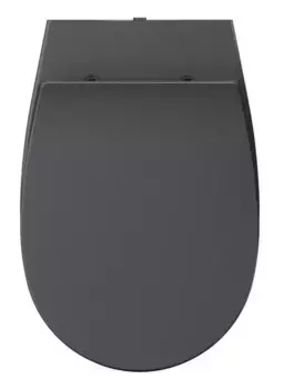 Сиденье для унитаза «Isvea» Sentimenti 40D40522I-S дюропласт с микролифтом антрацит