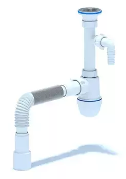 Сифон для кухонной мойки «АНИпласт» C1315 1 1/4 40 нержавеющая сталь