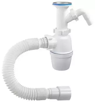 Сифон для кухонной мойки «Orio» А-42059 нержавеющая сталь