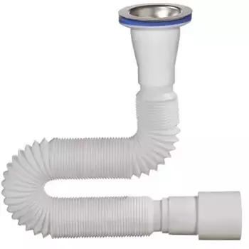 Сифон для кухонной мойки «Orio» А-6314 нержавеющая сталь