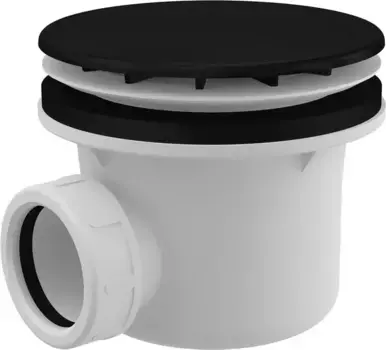 Сифон для поддона «AlcaPlast» A49 чёрный матовый
