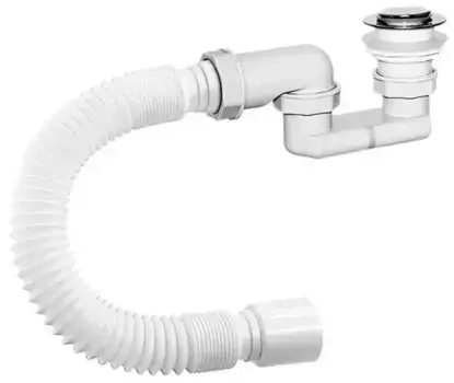 Сифон для поддона «Orio» АР-82589 хром Клик-клак