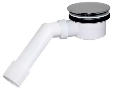 Сифон для поддона «Orio» ДХ-903 хром с пробкой