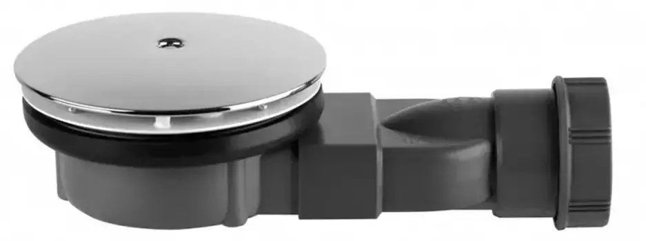 Сифон для поддона «Radaway» R400 Slim серый/хром