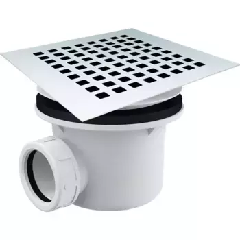 Сифон для поддона «Vincea» VSPH-2SR2W с гидрозатвором белый