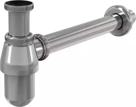 Сифон для раковины «AlcaPlast» A431 хром