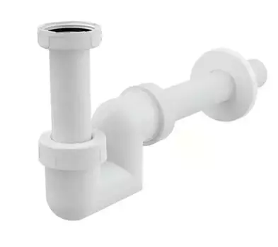 Сифон для раковины «AlcaPlast» AG210902132 аналог A45F без выпуска белый
