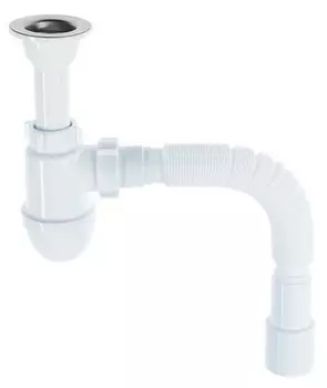 Сифон для раковины «АНИпласт» C0515 белый