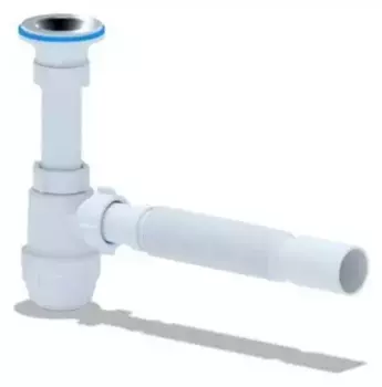Сифон для раковины «АНИпласт» Юнг BM1010 белый