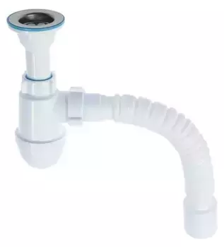 Сифон для раковины «АНИпласт» С0510 белый