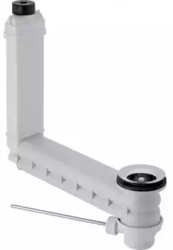 Сифон для раковины «Geberit» Clou 152.018.00.1 с рычаговым задействованием белый