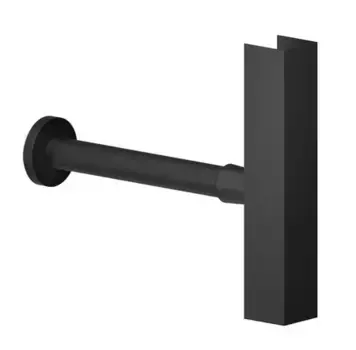 Сифон для раковины «Nobili» AV00102/3BM матовый черный