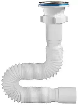 Сифон для раковины «Orio» А-30151 1 1/2"х40 нержавеющая сталь