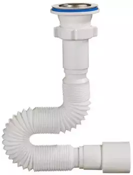 Сифон для раковины «Orio» А-3015 1 1/2"х40/50 нержавеющая сталь