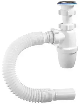 Сифон для раковины «Orio» А-32016 1 1/4"х40 нержавеющая сталь