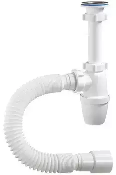 Сифон для раковины «Orio» А-32059 1 1/4"х40 нержавеющая сталь