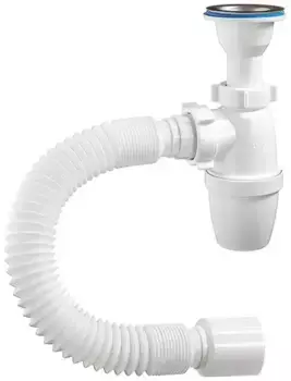 Сифон для раковины «Orio» А-321921 1 1/4"x40 нержавеющая сталь