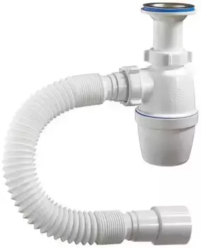 Сифон для раковины «Orio» А-40029 1 1/2"х40 нержавеющая сталь