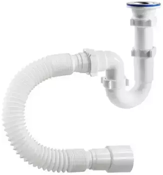 Сифон для раковины «Orio» S-41019 1 1/2"х40 нержавеющая сталь