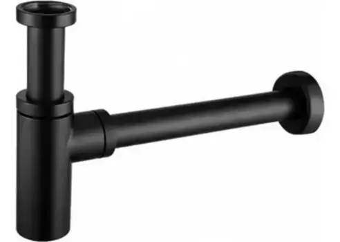 Сифон для раковины «Paffoni» ZACC240NO чёрный матовый