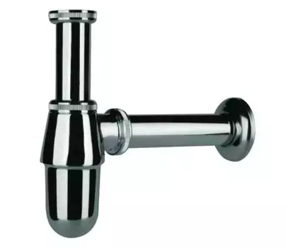 Сифон для раковины «PlastBrno» EMCR001 хром