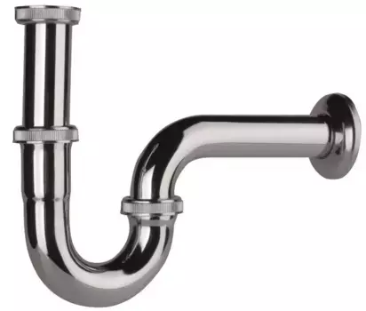 Сифон для раковины «PlastBrno» EMCR002 хром