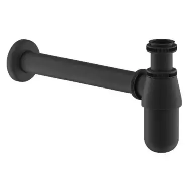 Сифон для раковины «Remer» 970114NO чёрный матовый
