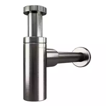 Сифон для раковины «Wasserkraft» A172 оружейная сталь