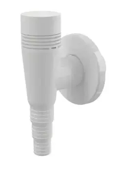 Сифон для стиральной машины «AlcaPlast» APS5 наружный с вентиляционным клапаном белый