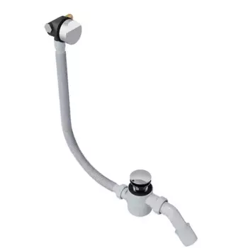 Сифон для ванны слив-перелив «Excellent» Hover ARIN.3410CR перелив 100 см хром Клик-клак с изливом