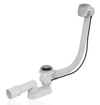 Сифон для ванны слив-перелив «Koller Pool» A51CR перелив 57 см хром