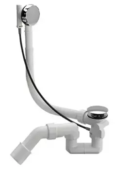 Сифон для ванны слив-перелив «Vitra» Leg Set 59970013000 с Pop-Up перелив 58 см хром полуавтомат