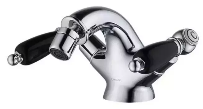 Смеситель для биде «Caprigo» Adria Classic Black Edition 03B-530-crm хром