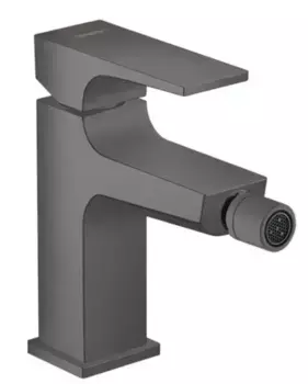 Смеситель для биде «Hansgrohe» Metropol 32520340 с донным клапаном шлифованный чёрный хром