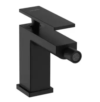 Смеситель для биде «Hansgrohe» Tecturis E 73200670 с донным клапаном чёрный матовый